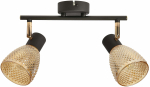 Valgusti lagi Candellux Lighting Axel 92-54791, E14, 2 x 40 W, merevaigu-kollane v. / must v.