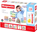 Magnetkonstruktor Woopie Creative, 110 tk, mitmev&auml;rviline