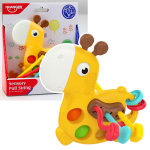 Arendav m&auml;ng, kaelkirjak Huanger Sensory, 19 cm, kollane v.