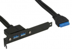 Adapter InLine 19 pin x 2, USB 3.0 x 4, 0.5 m, must v.