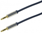 Juhe Logilink Jack to Jack Jack 3.5, Jack 3.5, 0.5 m, sinine v.
