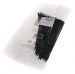 Kinnitusrihm Haupa, plastmass, must, 142 mm x 2.5 mm