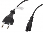 Juhe Lanberg IEC320 C7/Schuko Euro plug, IEC-320-C7, 1.8 m, must v.