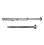T&uuml;&uuml;bel Haushalt, kruvi-, 10 mm x 140 mm, 2 tk