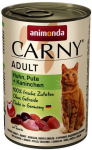 Kassi m&auml;rgtoit Animonda Carny Adult, k&uuml;&uuml;likuliha/kanaliha/kalkun, 0.4 kg