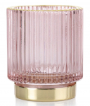 K&uuml;&uuml;nlahoidja AmeliaHome Pompey 10626387, klaas/raud, &Oslash; 7 cm, 8 cm, roosa v.