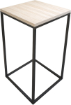 Kohvilaud Kalune Design Pure, tamm v./beež v., 35 cm x 35 cm x 62 cm