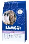 Kuiv kassitoit IAMS Pro Active Health Adult & Senior, kalaliha/kanaliha, 15 kg