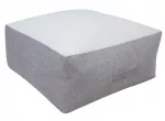 Tumba Home4you Lamb Bag P0066323, valge v./hall v., 80 cm x 80 cm x 30 cm