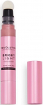 Highlighter Makeup Revolution London Bright Light, roosa v., divine dark pink, 3 ml