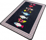 Vannitoa p&otilde;randamatt Foutastic Swing Of Fish 359CHL4912, mitmev&auml;rviline, 100 cm x 80 cm