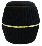 Tumba Kayoom Doric 235 AP75C-BLK, kuldne v./must v., 51.5 cm x 51.5 cm x 53 cm