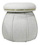Tumba Kayoom Corin 135 QHDTF-WHT, kuldne v./valge v., 51.5 cm x 51.5 cm x 55 cm