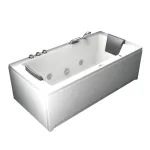 Vann, nurgaga Bellagio Luxury Solid Cascada, 183 cm x 90 cm x 72 cm, nurga-, valge v.