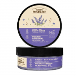 Keha kooriv kreem Elfa Pharm Green Pharmacy Sugar And Salt Lavender and flax oil, 200 ml