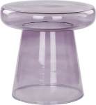 Kohvilaud Beliani Caldera, violetne v., 39 cm x 39 cm x 40 cm