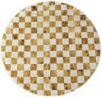 Vaip sise Conceptum Hypnose Coper 882CHL2983, valge/kollane, 100 cm x 100 cm