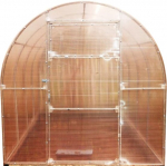 Kasvuhoone Svajone Kompakt Nano, pol&uuml;karbonaat, 6 x 2.4 m, 4 mm, h&otilde;be v.