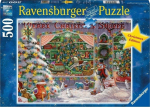 Pusle Ravensburger The Christmas Shop, 36 cm x 49 cm, 500 tk, mitmev&auml;rviline