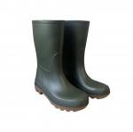 Kummikud laste Paliutis, pika s&auml;&auml;rega, ilma soojenduseta, roheline, 35 suurus