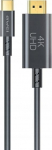 Juhe Awei CL-212T USB Type-C Male, HDMI Male, 1 m, must v.