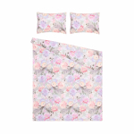 Voodipesukomplekt Domoletti Percale Blush Spring, roosa v., 50 x 70 cm, 160 x 200 cm, 3 tk