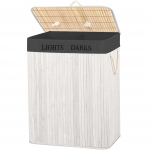 Pesukast Springos HA7505, 105 l, valge v./hall v., 52 cm x 33 cm