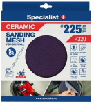 Lihvimisketas Specialist+ Mesh, 320, 22.5 cm x 22.5 cm, &Oslash; 22.5 cm, 5 tk