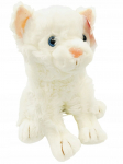 Pehme m&auml;nguasi kass Smily Play, valge v., 28 cm