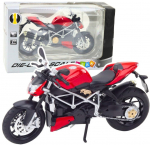 M&auml;ngumootorratas Lean Toys Model Replica, 1:12, punane v.