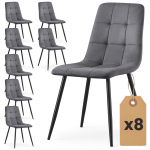 Toolide komplekt Akord Nero, matt, grafiit v., 43.5 cm x 45.5 cm x 87 cm, 8 tk