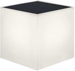 Seinapealne p&auml;ikesepaneeliga valgusti New Garden Wally, IP65, must v.