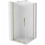 Du&scaron;ikabiin Mexen Velar, ruudukujuline, aluseta, 110 cm x 110 cm x 200 cm, kuld v./matt