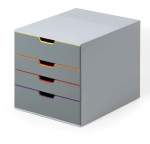 Dokumendiriiul Durable Varicolor 7604, hall v./mitmev&auml;rviline