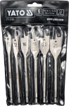 Puidu puurikomplekt Yato YT-3258, puit, sulg-, hex, 10-25 mm x 15.2 cm