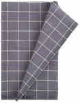 Laudlina ruudukujuline Home4you Linen, hall v., 136 x 136 cm