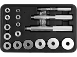 Laagri eemaldaja, komplekt Yato YT-25415, 115 - 160 mm, 10 - 42 mm, 17 tk