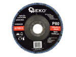 Kroonlehine lihvimisketas Geko G78513, 125 mm x 22.23 mm