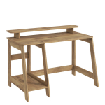 Kirjutuslaud ja riiul Kalune Design Country, 120 cm x 60 cm, 73 cm, tamm v.