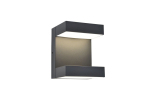 &Otilde;ue seinavalgusti Lutec Twista, 13W, LED, IP65, tumehall v., 10.8 cm x 15.1 cm