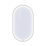 Peegel Dansani Moon, valgustusega, rippuv, 60 cm x 105 cm, valge v.