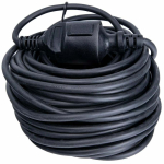 Pikendusjuhe Keltin K00221, 3 x 2,5 mm&sup2;, 20 m, IP44, 1 pesa, must v.