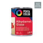 Emailv&auml;rv, universaalsed Pentacolor Alkydamel, l&auml;ikiv, 2.8 kg, helehall v.