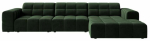 Nurgadiivan Cosmopolitan Design Chicago Venus 2940, pudeli roheline v., parem, 167 x 294 cm x 78 cm