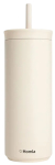 Termostass Homla Cocoa With Straw, 0.5 l, kreemjasvalge