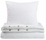 Voodipesukomplekt Homla Basic Musso 245713, valge v., 50 x 60 cm, 140 x 200 cm, 2 os.