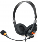 Juhtmega k&otilde;rvaklapid Natec Drone, must v./oranž v.