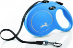 Automaatne jalutusrihm Flexi New Classic Tape, sinine v., L 8m