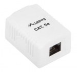 &Uuml;hendus Lanberg UTP Data Box 1 Port, valge v.