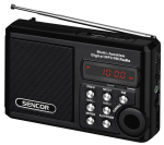 Kaasaskantav raadio Sencor SRD 215, must v.